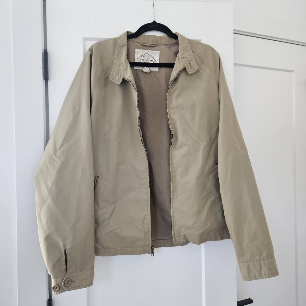 St. John's Bay Tan Lightweight Jacket